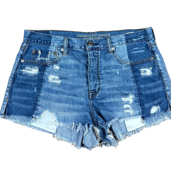 American Eagle Outfitters Pants - AMERICAN EAGLE OUTFITTERS: Vintage Hi-Rise Festival Denim Shorts- Size 12